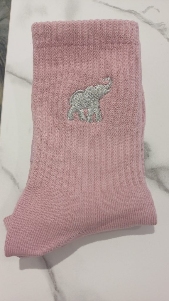 Anam Eilifint Elephant Pilates Grip Sock
