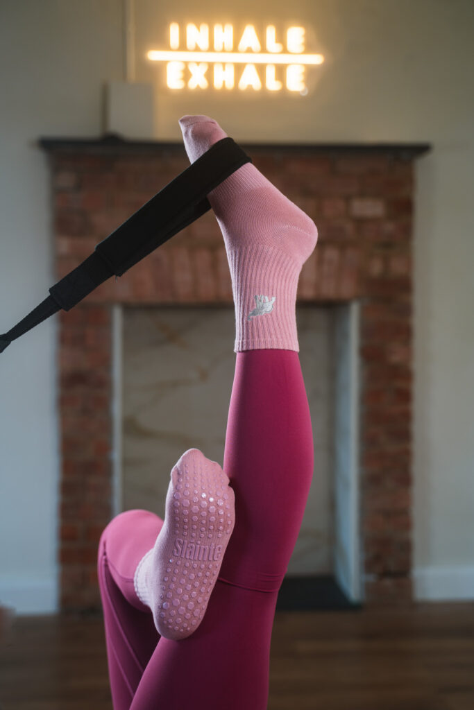 Anam Eilifint Soul of the Elephant Pilates Grip Socks