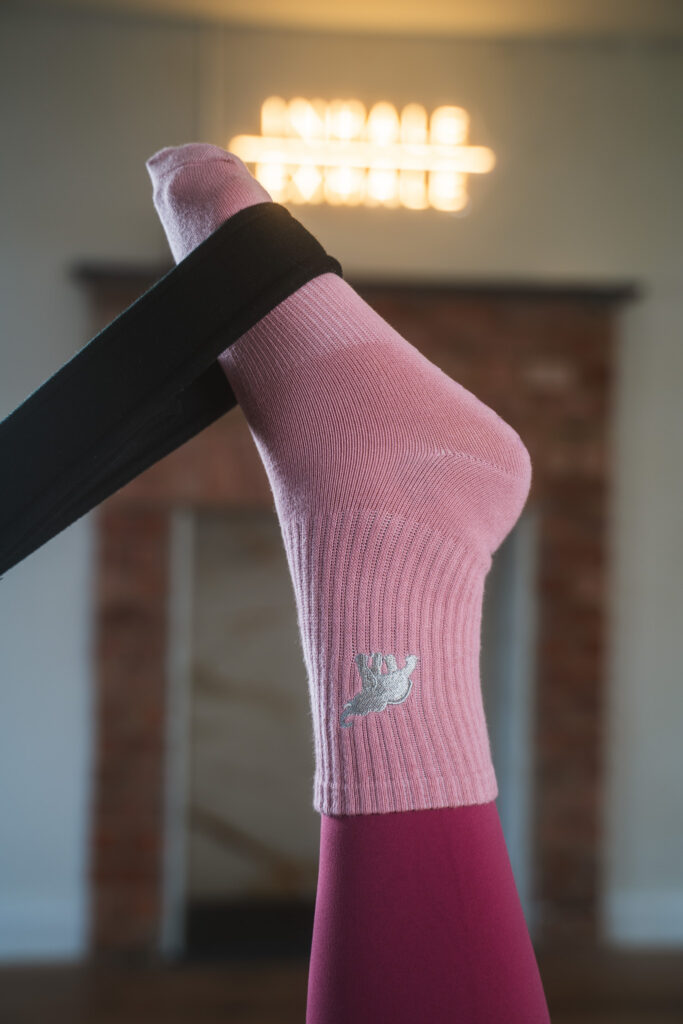 Anam Eilifint Soul of the Elephant Pilates Grip Socks