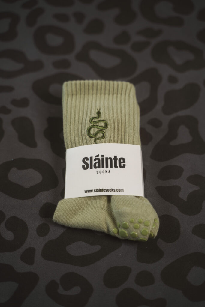 Anam Nathair Soul of the Snake Pilates Grip Socks