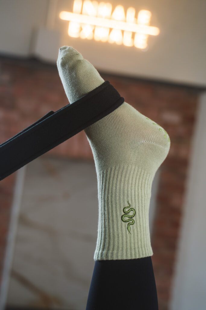 Anam Nathair Soul of the Snake Pilates Grip Socks