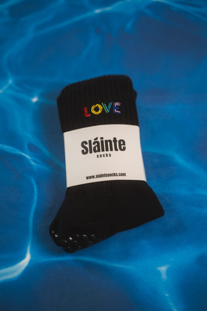 Grá Love Sláinte Pilates Grip Sock
