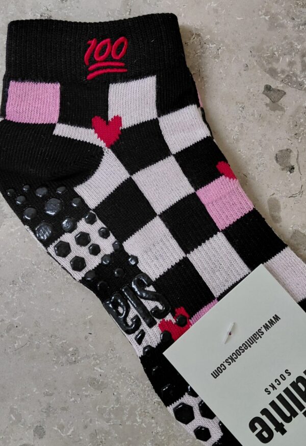 Hundreds Honey Pilates Grip Sock. The hundreds done right by Sláinte Socks.