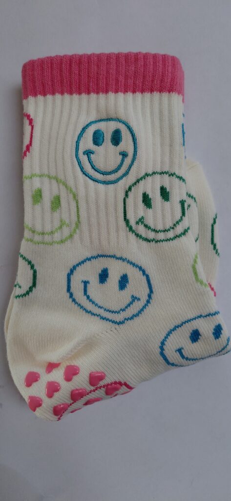Sláinte Sonas – the happy one, Irish pilates grip sock