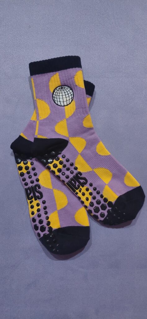 Sláinte “Disco Barre” From Barre to Boogie Pilates Grip Socks