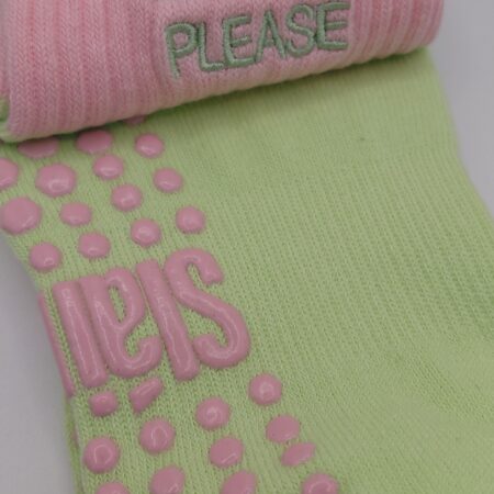 Matcha Please Pilates Grip Socks