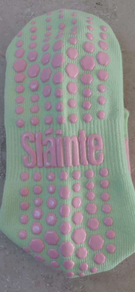 Matcha Please Pilates Grip Socks