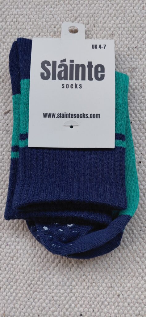 Bamboo Crew Eire Pilates Grip Socks