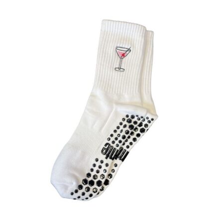 Make Mine A Mocktail Pilates Grip Socks